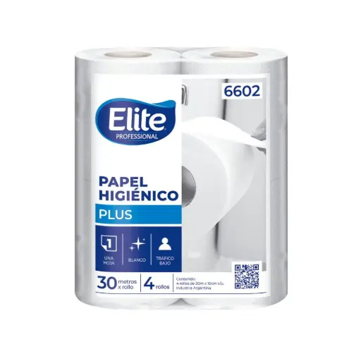 [ELITSOFT30X4] Papel Higiénico Elite Soft H/S 4 rollos x 30mts