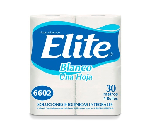 [ELITSOFT30X4] Papel Higiénico Elite Soft hoja simple