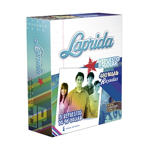 [LAPRIDA480R] Repuesto Laprida, 480 hojas rayadas
