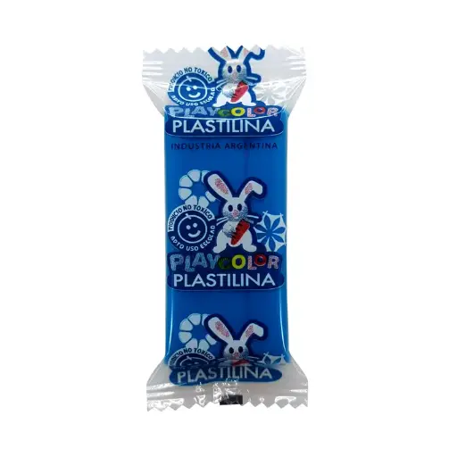 [PLAYPLA200AZ] Plastilina Playcolor azul, 200g.