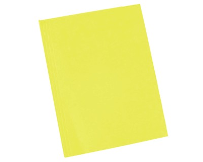 [CARPPREA4AMA] Carpeta presentación de cartulina A4 amarilla