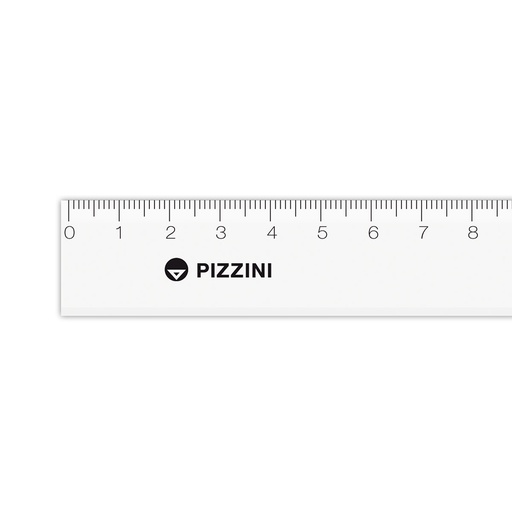 [PIZ171220UN] Regla acrílica Pizzini 1712, 20cm.