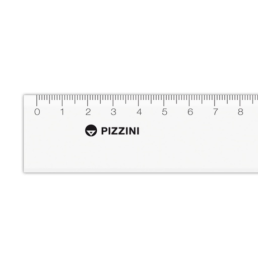 [PIZ171230UN] Regla acrílica Pizzini 1712, 30cm.