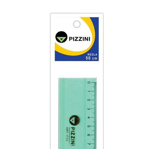 [PIZ173250] Regla acrílica Pizzini 1732, 50cm.