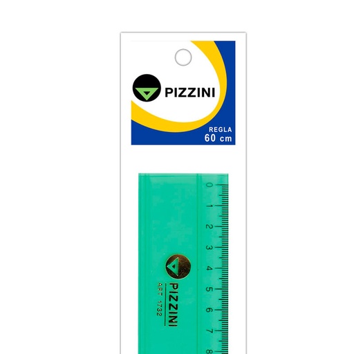 [PIZ173260] Regla acrílica Pizzini 1732, 60cm.