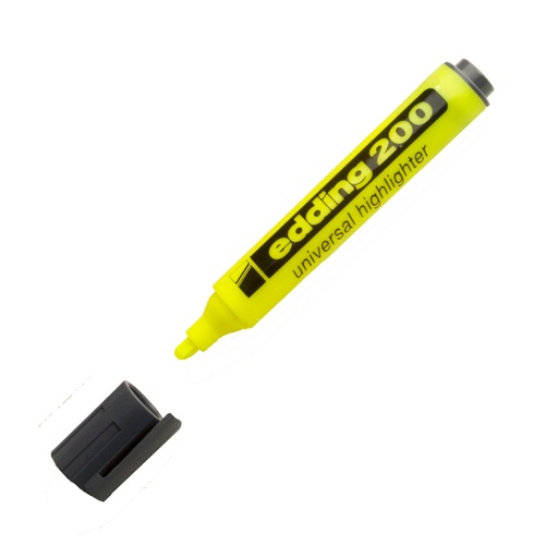 [EDDING200AMA] Resaltador Redondo Edding 200 amarillo (F)