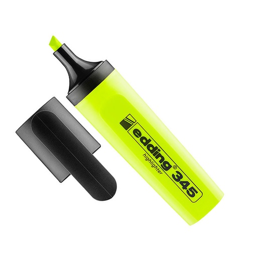 [EDDING345AMA] Resaltador Chato Edding 345 amarillo (D)