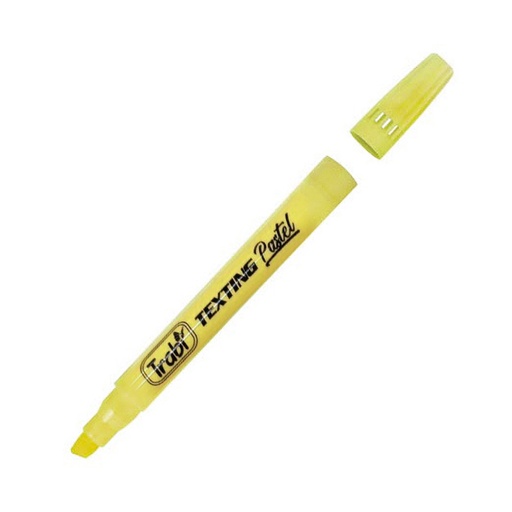 [TRABITPASAMA] Resaltador Trabi Texting Pastel amarillo