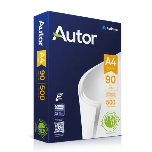 [AUTORA490] Resma Autor A4, 90g.