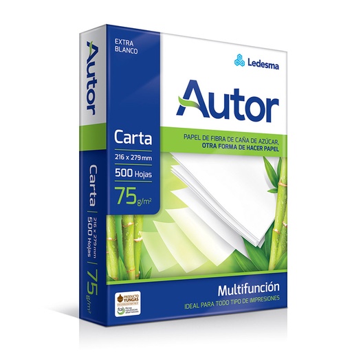 [AUTORCARTA75] Resma Autor Carta, 75g.