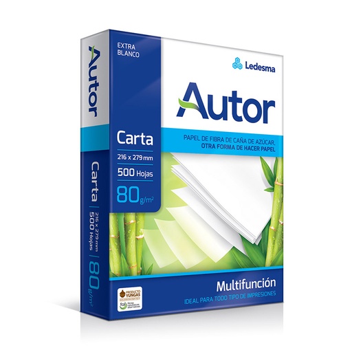 [AUTORCARTA80] Resma Autor Carta, 80g.