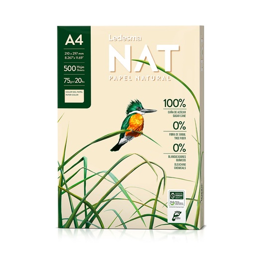 [NATA475] Resma Ledesma NAT A4, 75g.