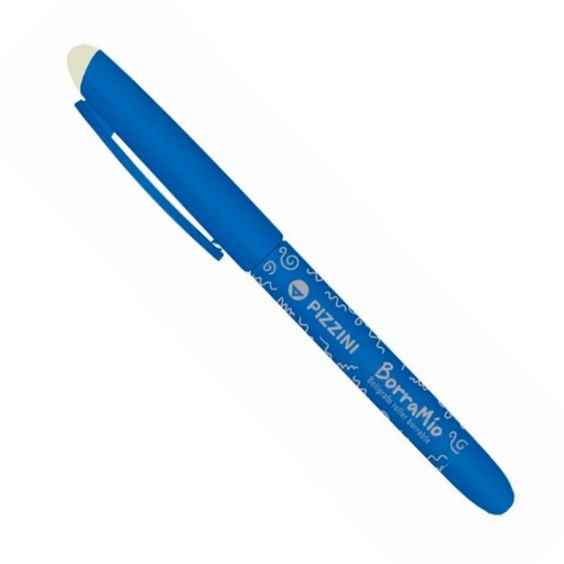 [PIZZIROLBO] Roller recargable Pizzini Borramío, tinta gel borrable azul