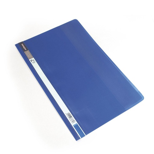 [CARPTTOFAZ12] Carpeta Tapa transparente Oficio, azul, pack de 12 unidades