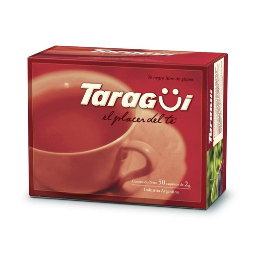 [TARAGTEX50] Té Negro Taragüí, caja de 50 saquitos
