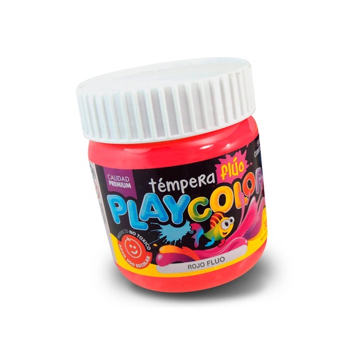 [PLAYTE300FRO] Témpera Playcolor Fluo roja, 300cc.