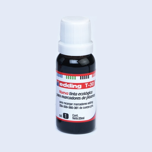 [EDDINGTB30RO] Tinta Edding T-30 roja, 25ml.