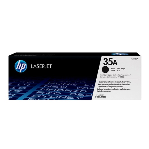 [HPTONCB435A] TONER ORIGINAL HP 35A CB435A Negro