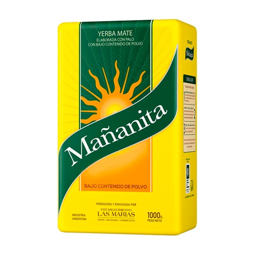 [MANIANITA1000G] Yerba mate Mañanita 1kg.
