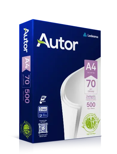 [AUTORA470] Resma Autor A4 70grs. 21.0x29.7 