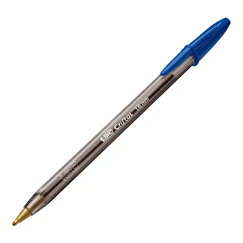 [BICCR1.6AZXUN] BOLIGRAFO CRISTAL PRESS 1.6 AZ AZUL UNIDAD