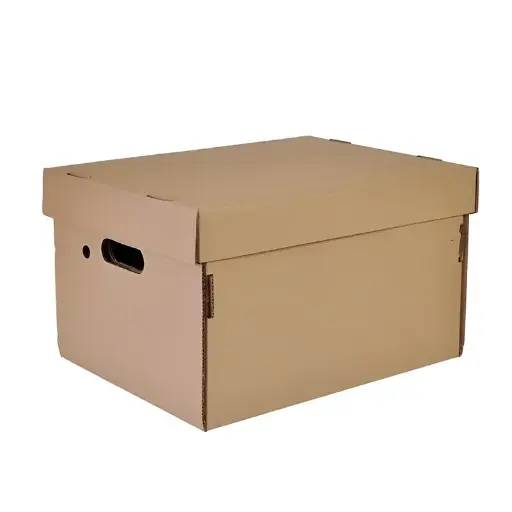 [CAJMULPREX25] Caja Multiuso Kraft Pemium Reforzada 42x32x25cm., pack de 25 unidades art. 406