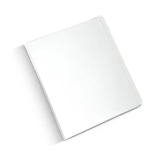 [CARPBC2AA460] Carpeta 2A A4 x60mm Semicircular Blanca Cubierta Cristal