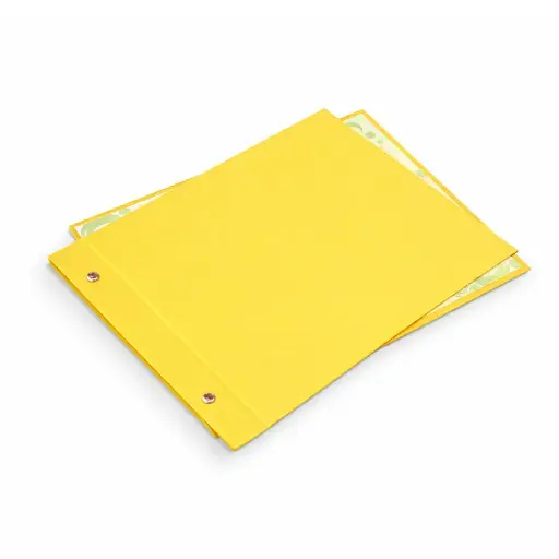 [CARPFORRAMA5] Carpeta Nº5 PVC Forrada Amarilla