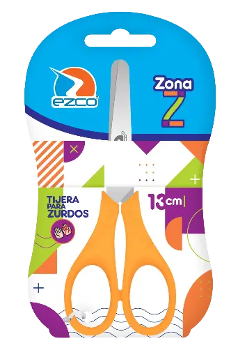 [EZCOTIJZUR13] Tijera para zurdos 13cm. Ezco Zona Z, Blister x 1