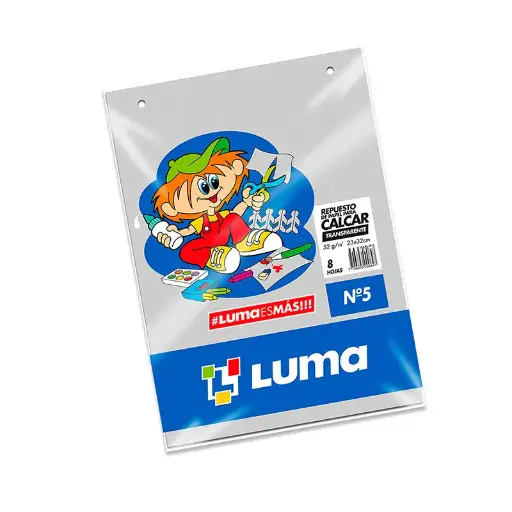 [LUMACALCAR5] Repuesto de calcar Luma N°5, 8 hojas