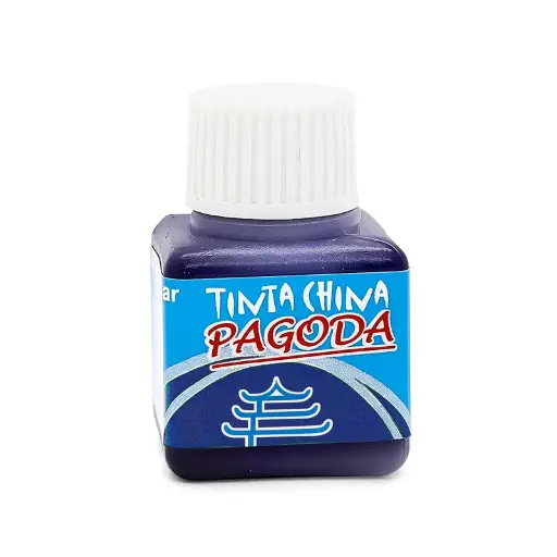 [PAGCHINAAZ] Tinta china Pagoda azul 17cc.