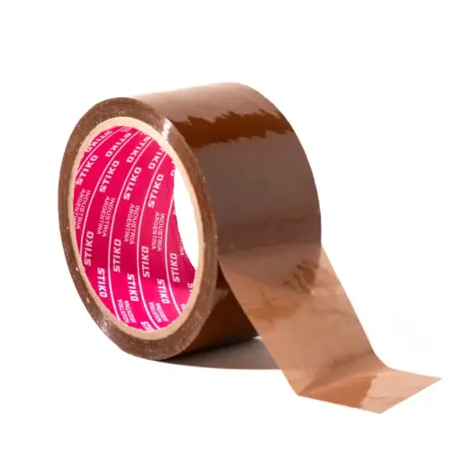 [STIKO48100MA] Cinta adhesiva Stiko marrón, 48mm. x 100mts.
