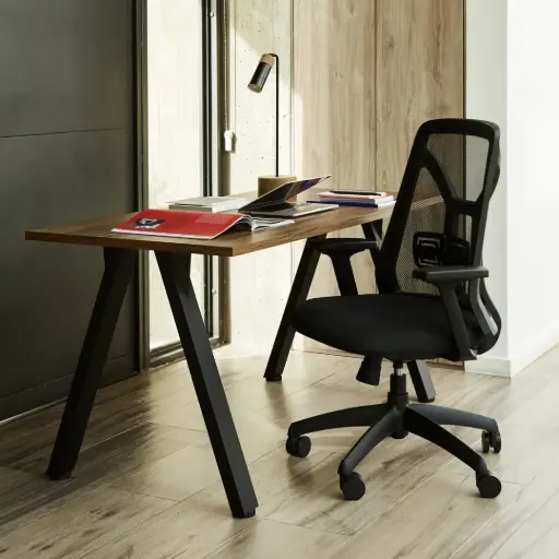 [TOKIOBZOCAB] Sillón Ergonómico C/Brazo + Cabezal Synchro negro Tokio