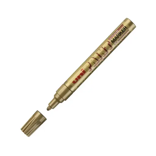 [UNIPX20X12ORO] Marcador Uni Paint PX20 oro, 12 unidades