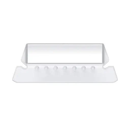 [VISORCOLX100] Visor para Carpeta Colgante Nepaco transparente, pack de 100 unidades