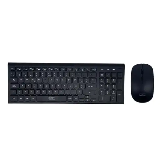 [GTCTECINAL026] Teclado + Mouse Inalámbrico GTC CBG-026 Negro
