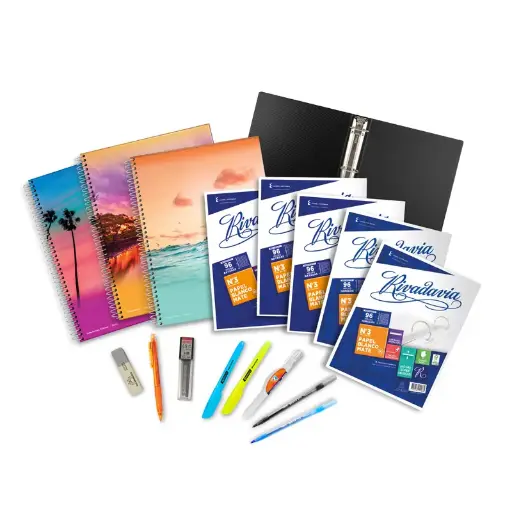 [KITPREARPRE4] Kit Escolar Prearmado Premiun Secundaria