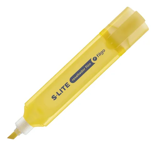 [FILGORESTX500AMA] Resaltador Chato Filgo S-Lite Flúo Amarillo