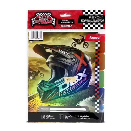 [SEPREX3DBXEXT] Separador 5 posiciones Rexon DBX Extreme N°3