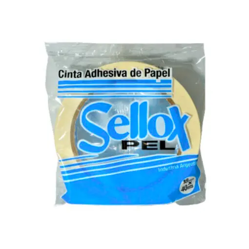 [SELLOXPEL1840] Cinta de enmascarar Sellox, 18mm. x 40mts.